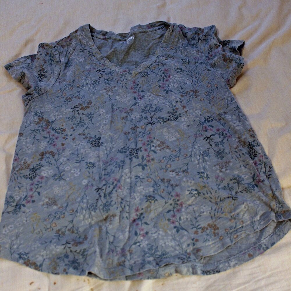 Green Floral T-shirt